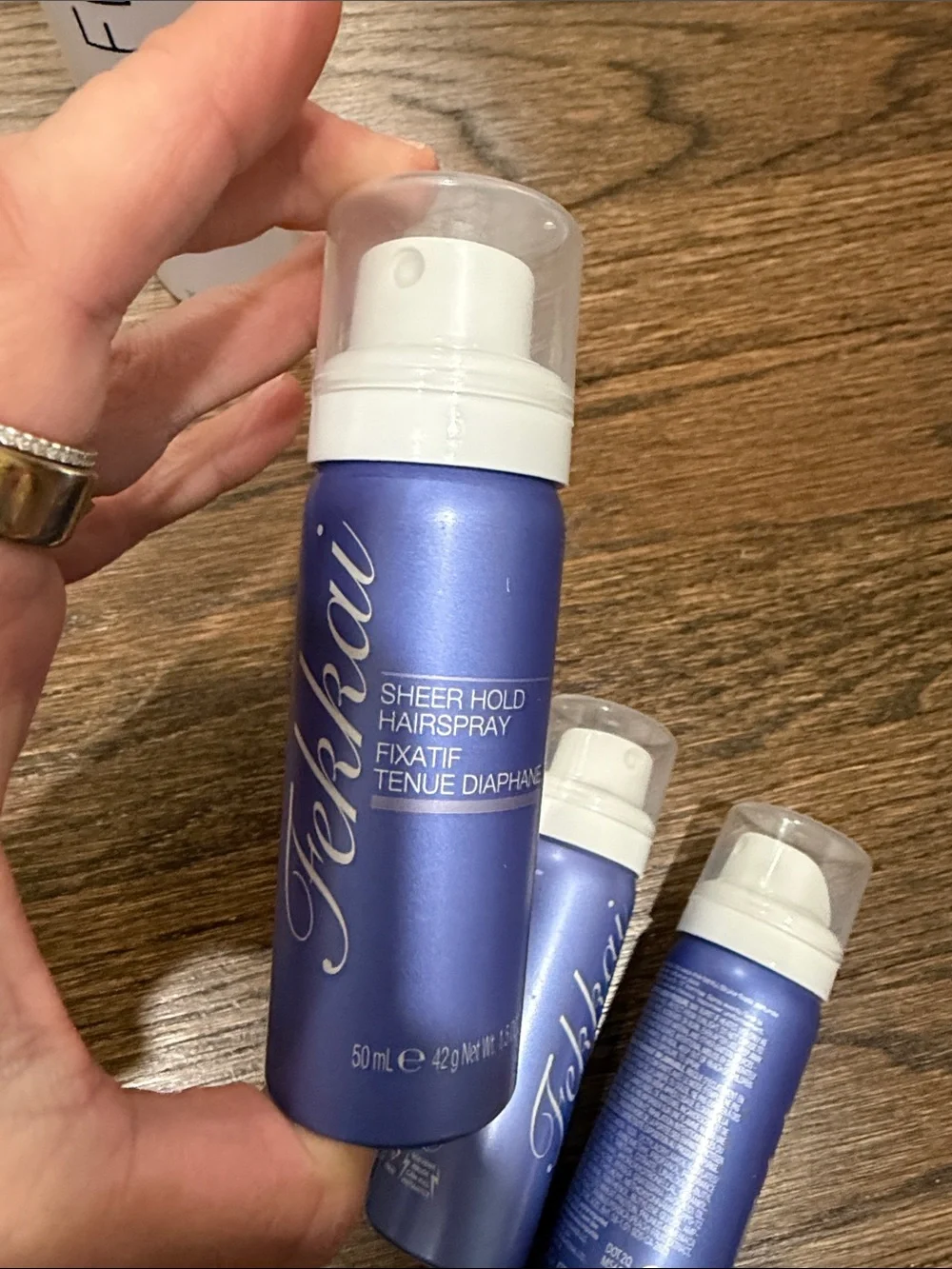Fekkai Volume Lock Hairspray, sheer hold hairspray, shine/anti frizz conditioner